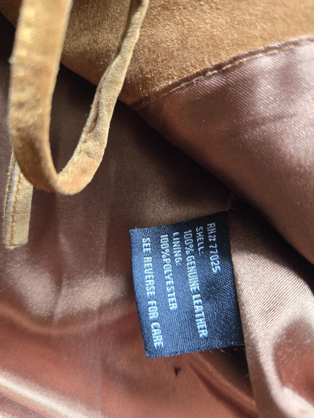 Vintage Leather Suede Jacket Chi By Falchi - Picture 4 of 8